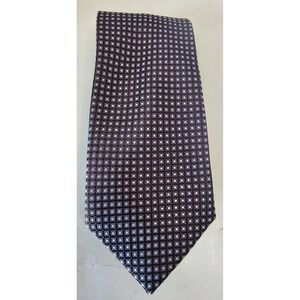 Donald J. Trump Silk Necktie Brown Geometric Pattern Dress Career